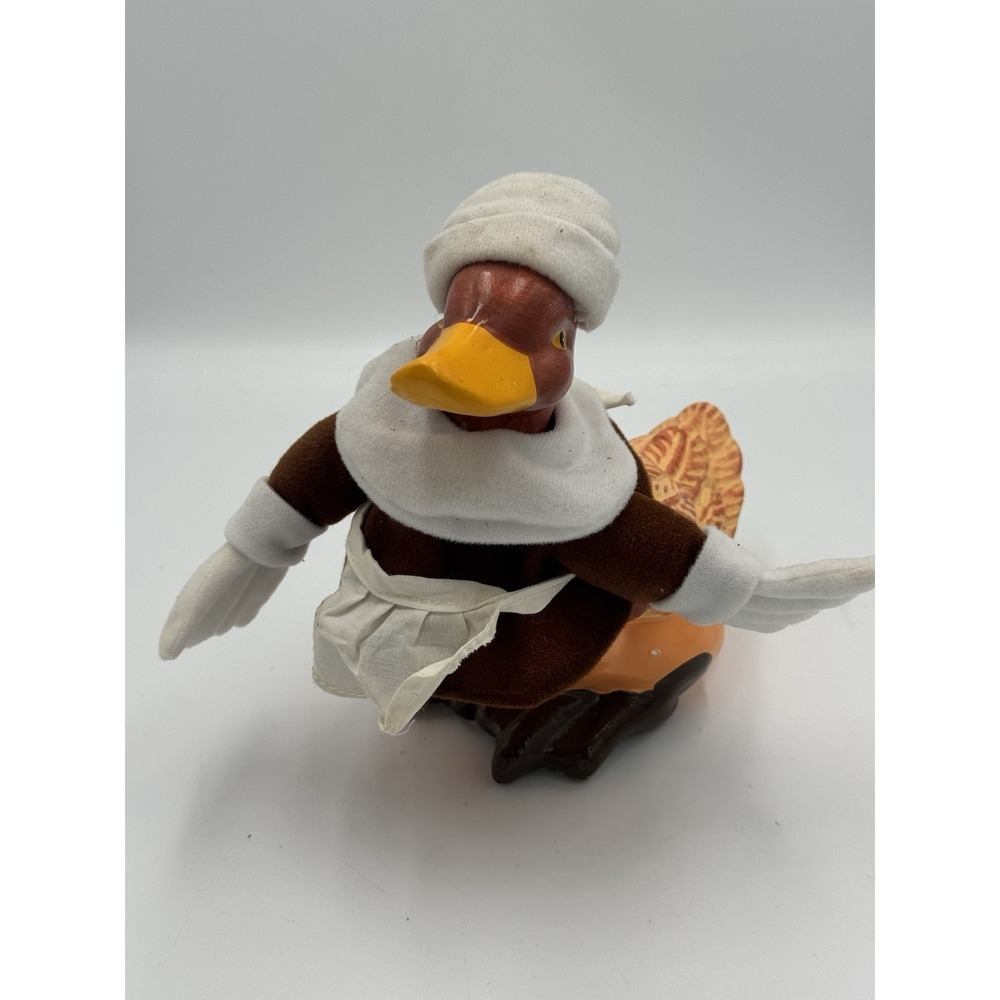 Vintage Ceramic Pilgrim Duck Thanksgiving Fall
